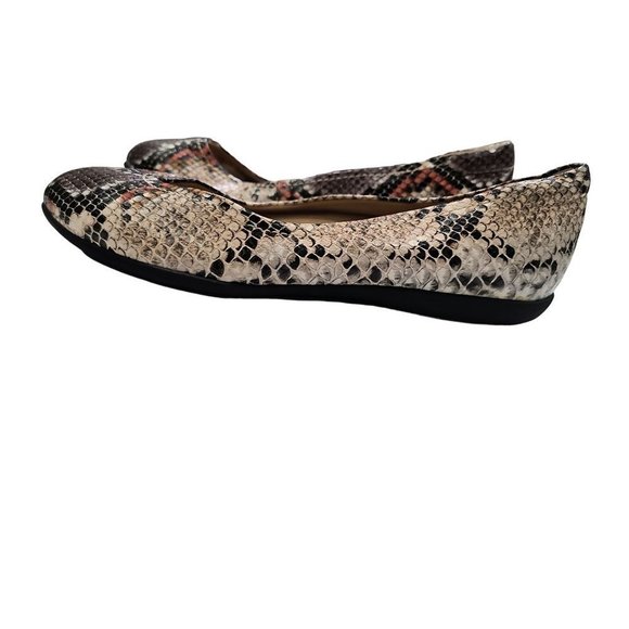 Naturalizer Vivienne Ballet Flat Woman's Sze 7 Snake Print Synthetic - Picture 5 of 9